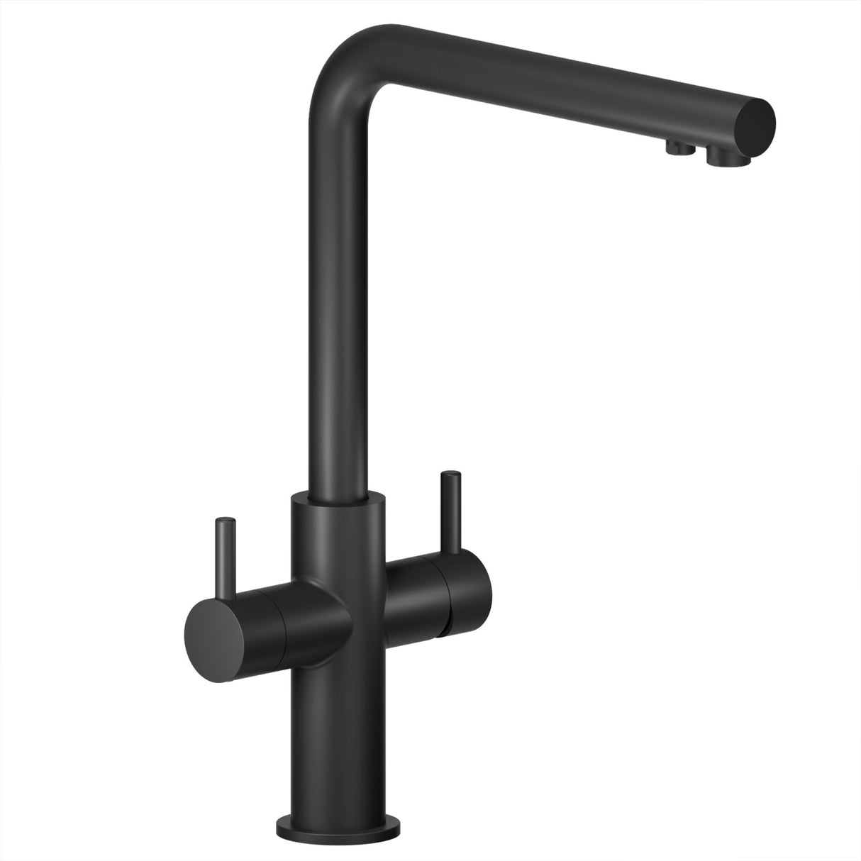 Nobili Sorgente Filtra L-Shape Filtered Water Kitchen Tap with 360° Swivel Spout & Sleek Italian Design