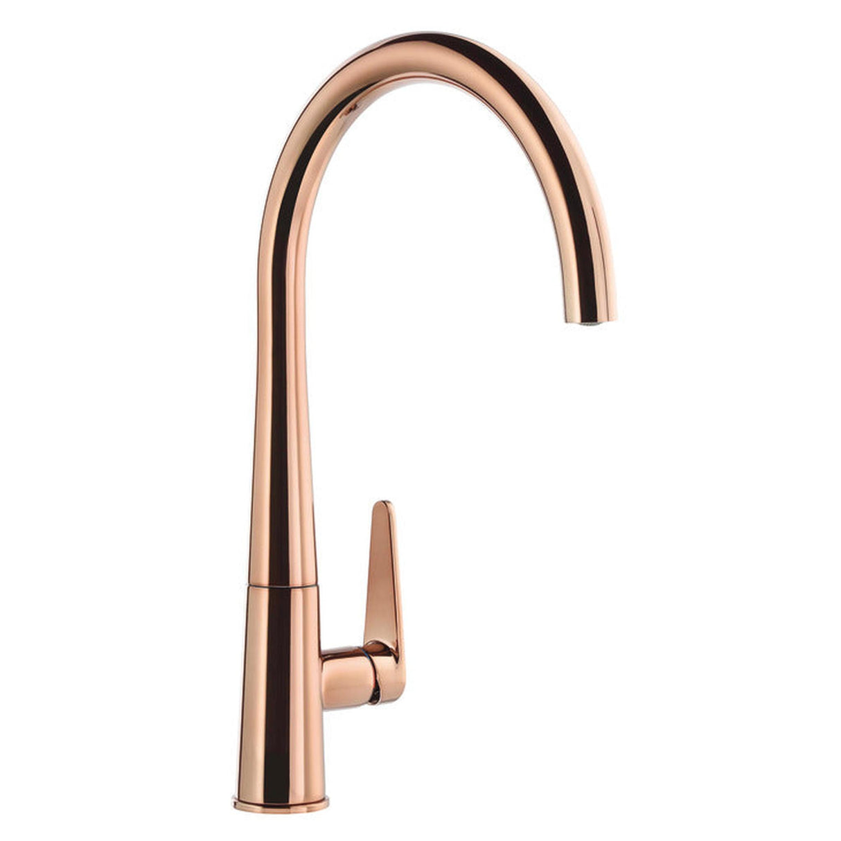Abode Coniq R C-Spout Mixer Tap With Single Lever In Polished copper 56996960