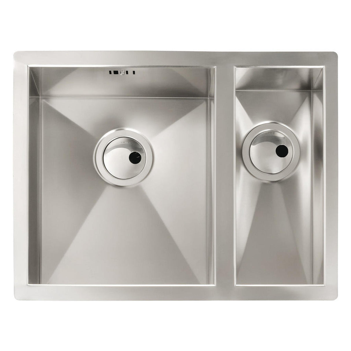 Abode Matrix R0 Undermount One and Half Bowl Kitchen Sink For 600mm Cabinet in Stainless Steel
Brushed Left