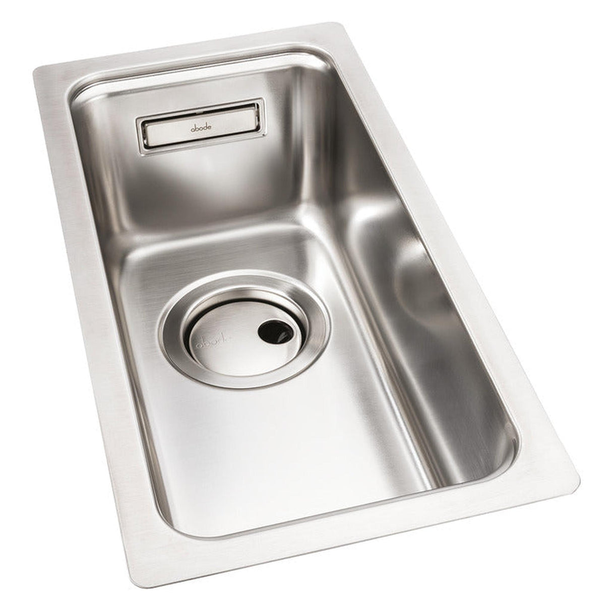 Abode System Sync Undermount Inset mount Single Bowl Kitchen Sink For 400mm Cabinet in Stainless Steel 56990457