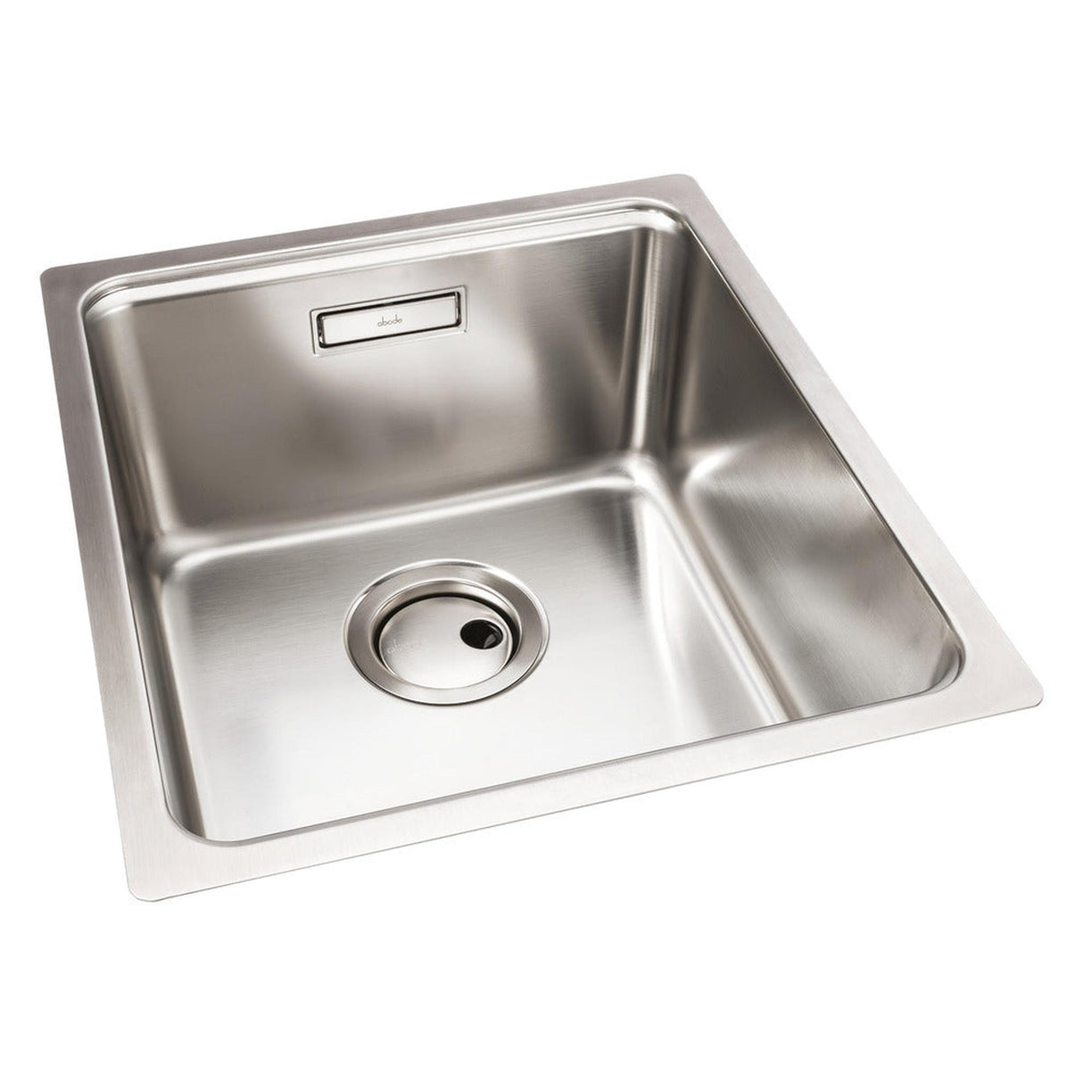 Abode System Sync Undermount Inset mount Single Bowl Kitchen Sink For 500mm Cabinet in Stainless Steel 56990458