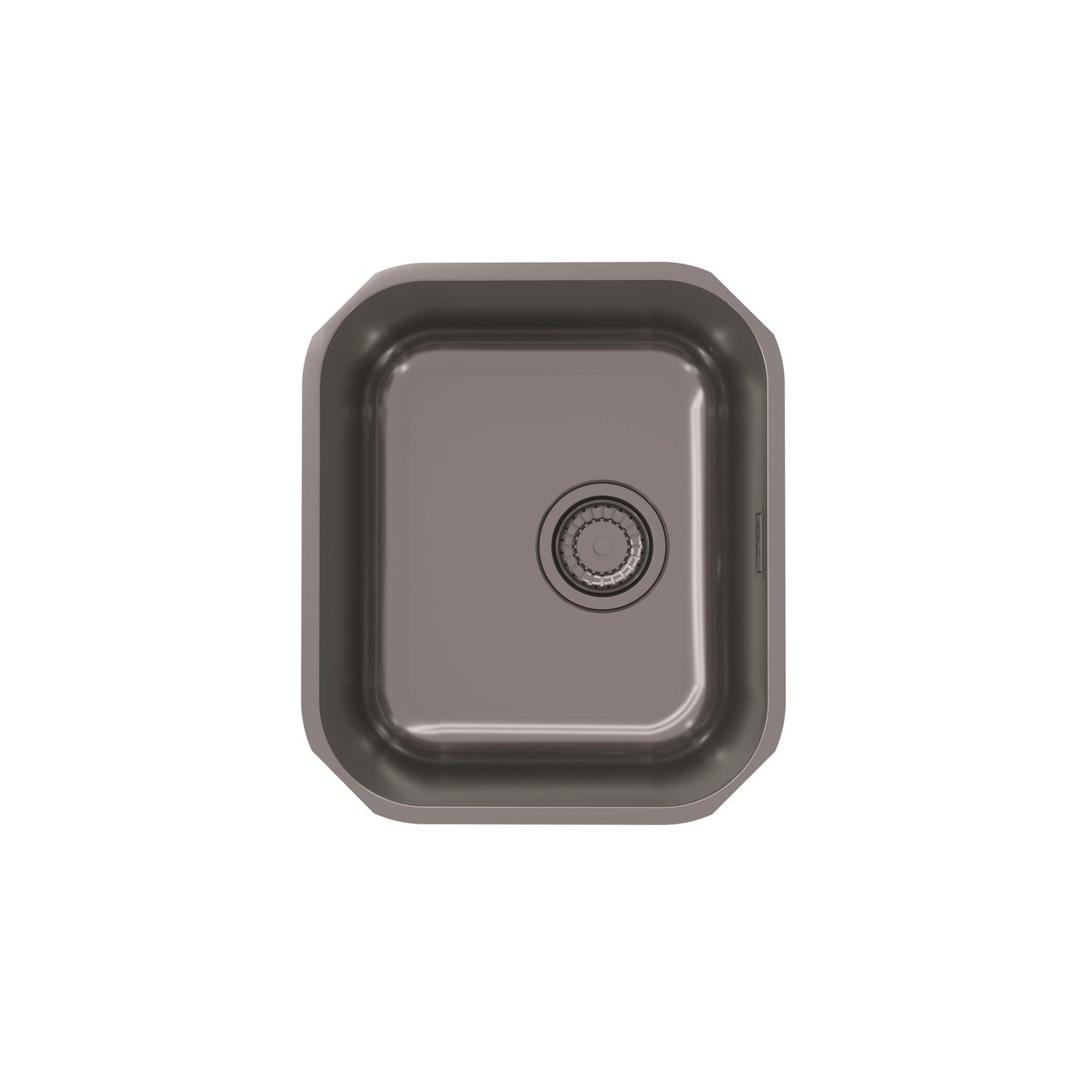 Alveus Monarch Variant 40 Undermount Sink For 400mm Cabinet In Single Bowl Anthracite 1113589N
