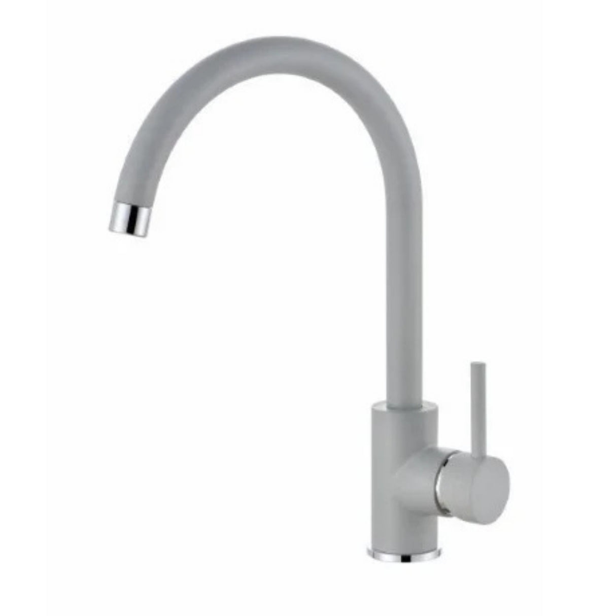 Alveus Roxa Kitchen Mixer Tap in Granital Concrete Finish with Single Lever Control