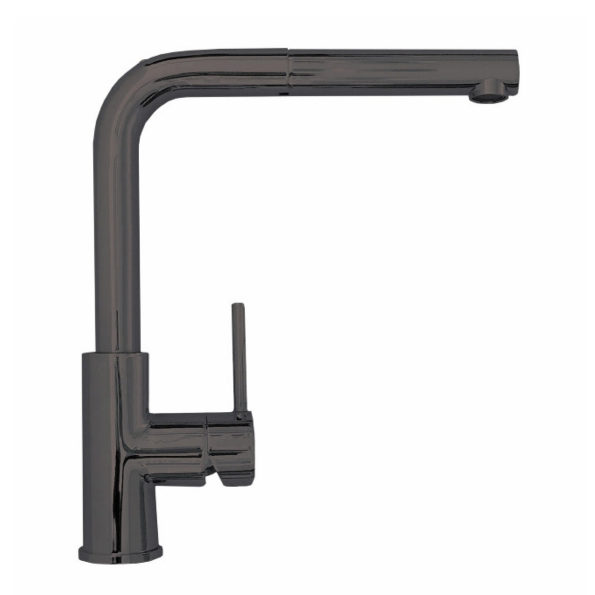 Alveus Zeos-P Monarch Kitchen Mixer Tap Pull-Out with Single Lever Control in Anthracite