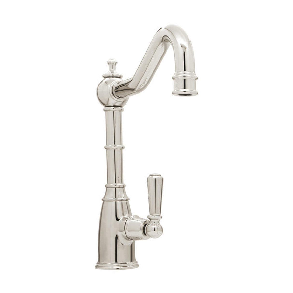 Bidbury & Co. Country Style Spout With Single Lever Mixer Tap Polished Nickel 57865790