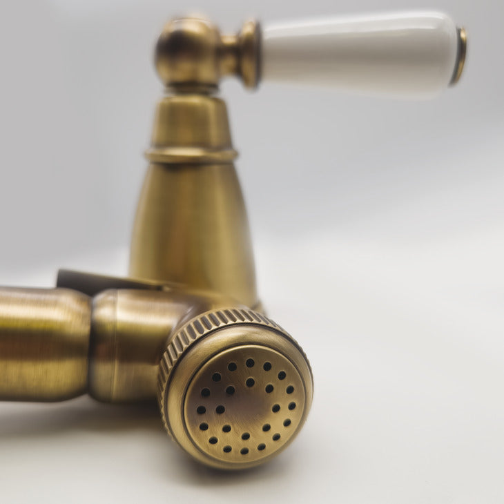 Bidbury & Co. Taynton Independent Pull Out Spray With Porcelain Lever Handle