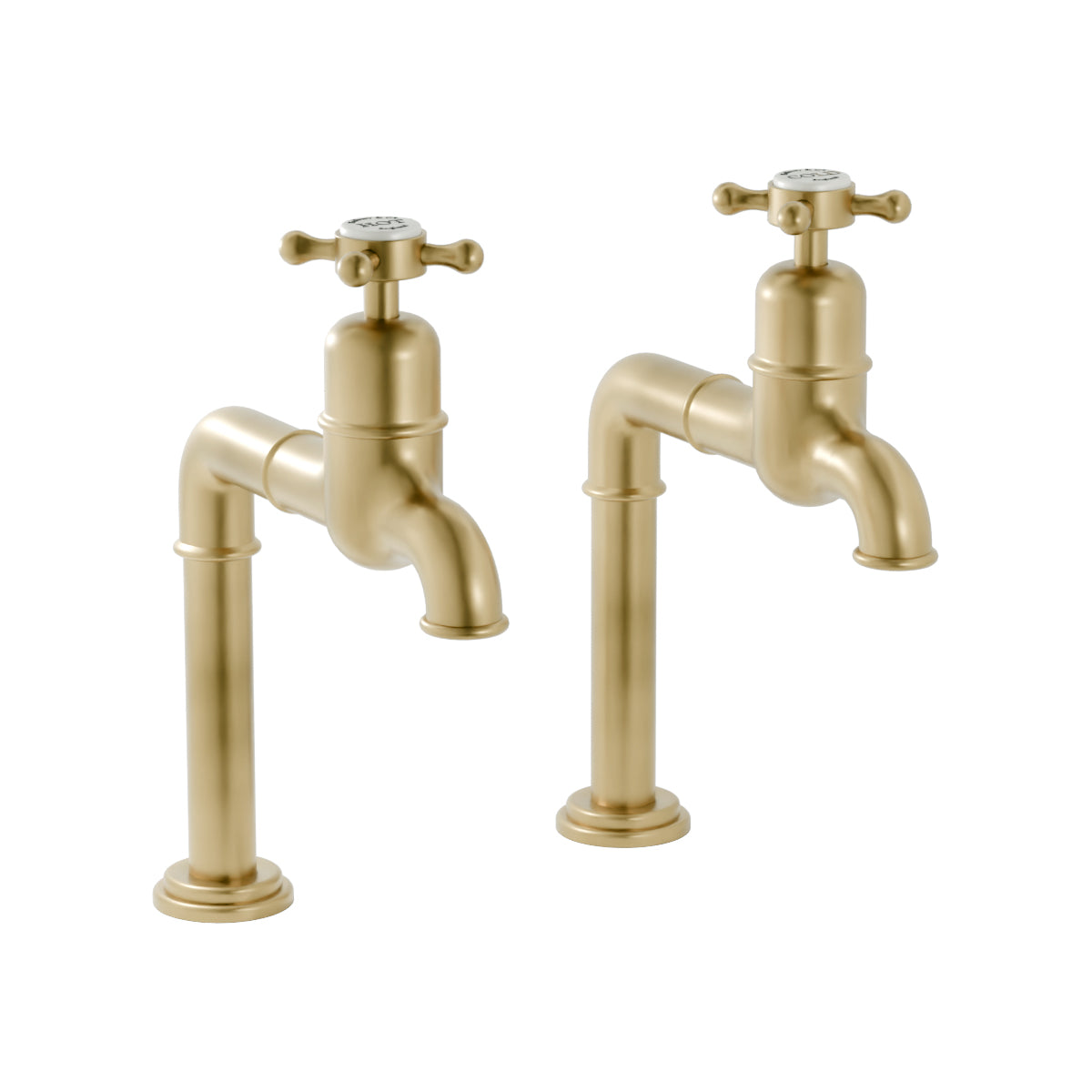 Bidbury & Co. Caswell Kitchen Taps with Crosshead Handles & Classic Bibcock Design