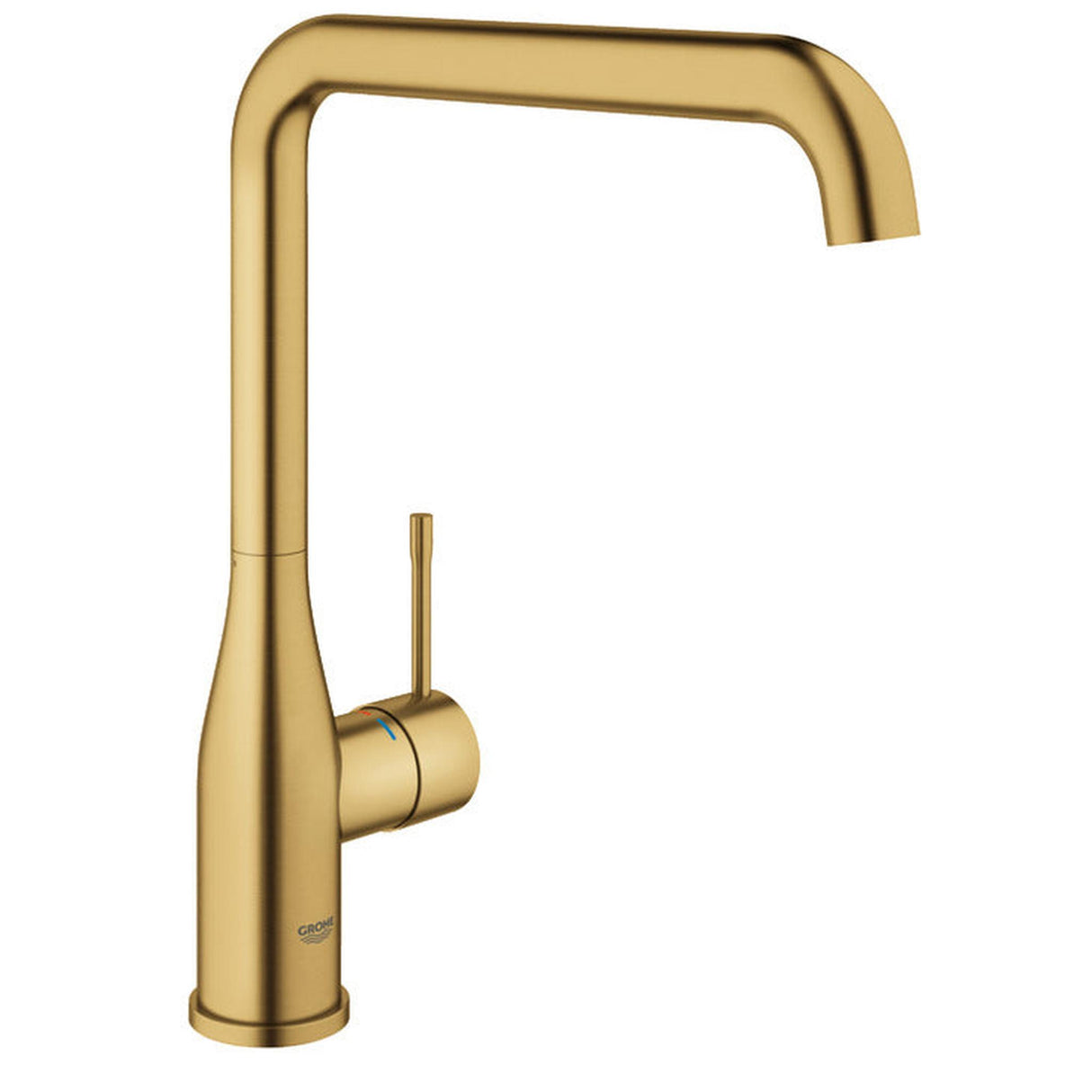 Grohe Essence Contemporary Mixer Tap with Single Lever Monobloc with Brushed Cool Sunrise (Brass)
