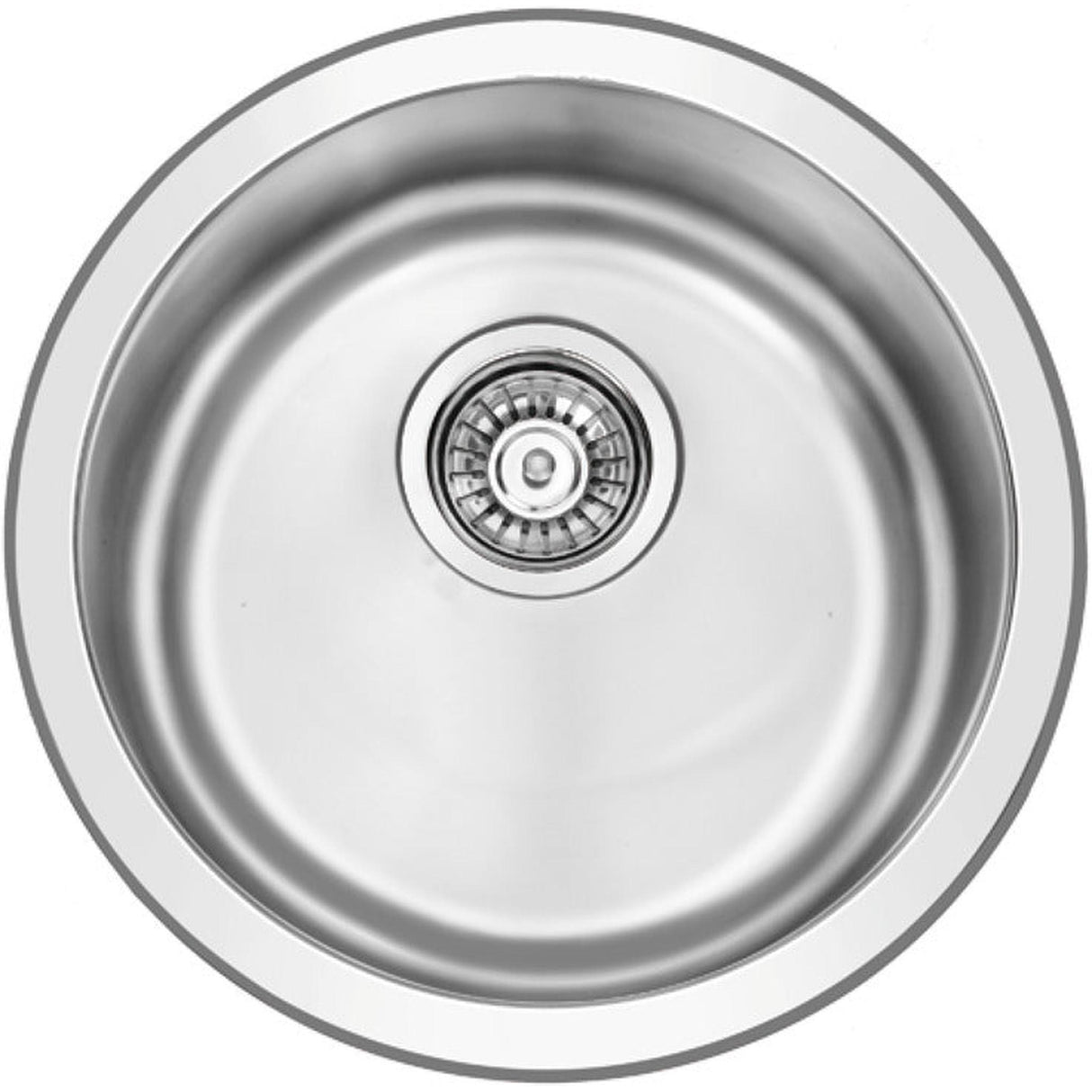 Häfele Bourne Inset Mount Single Bowl Kitchen Sink For 450mm Cabinet in Stainless Steel 56747040
