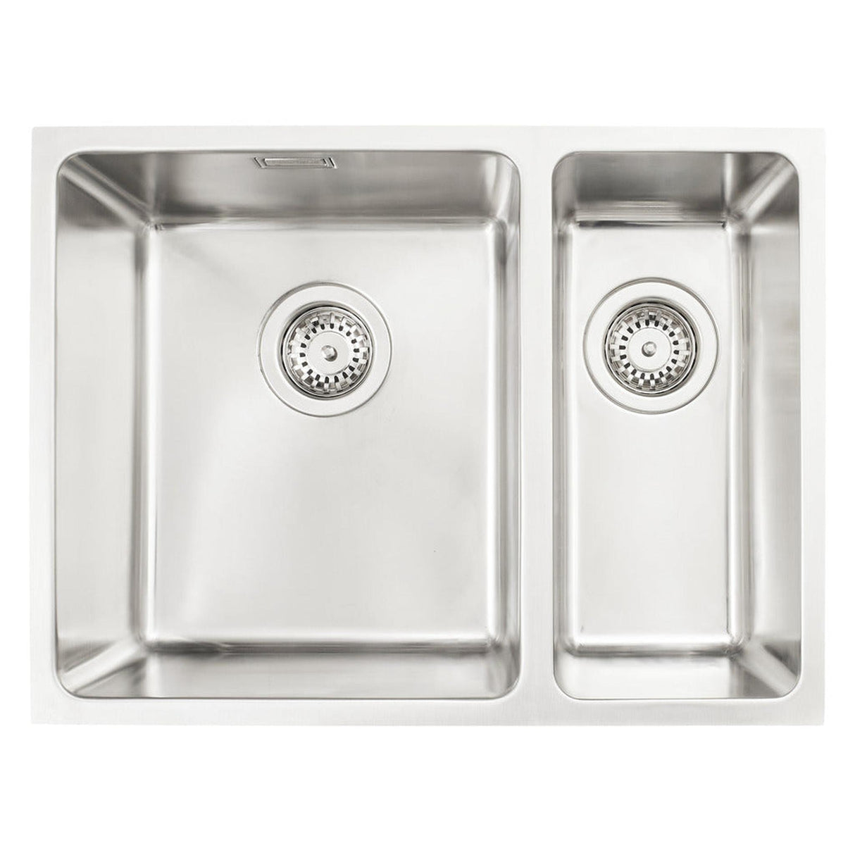 Häfele Lido Undermount One And Half Bowl Kitchen Sink For 600mm Cabinet in Stainless Steel Satin 56782221