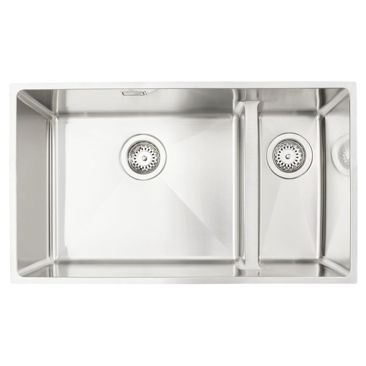 Häfele Lido Undermount One And Half Bowl Kitchen Sink For 800mm Cabinet in Stainless Steel Satin 56782260