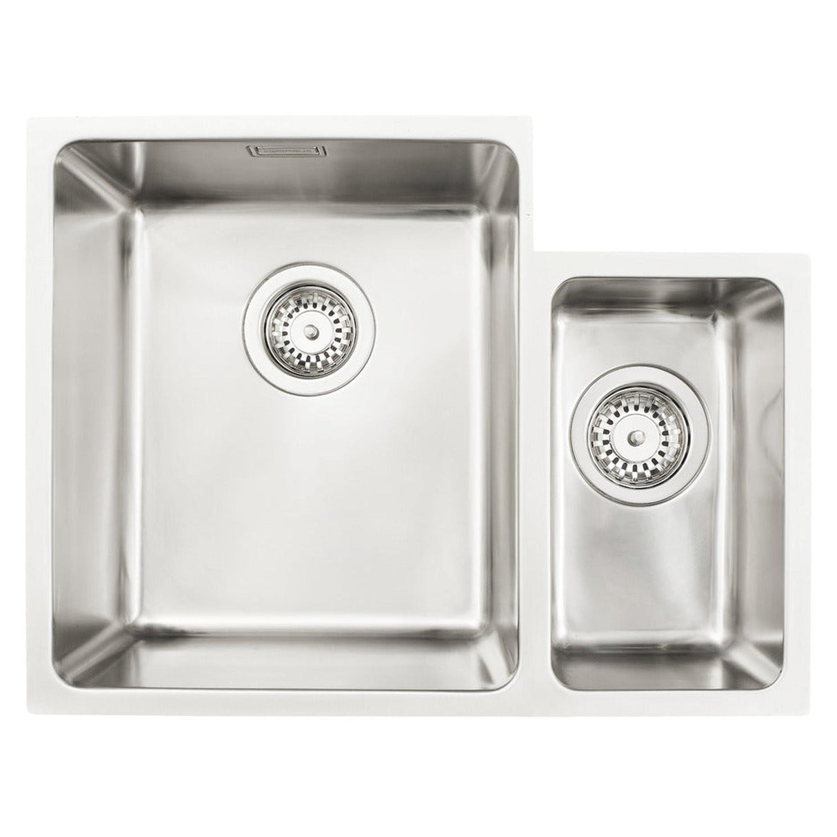 Häfele Murano Undermount One and Half Bowl Kitchen Sink For 600mm Cabinet in Stainless Steel 56782211