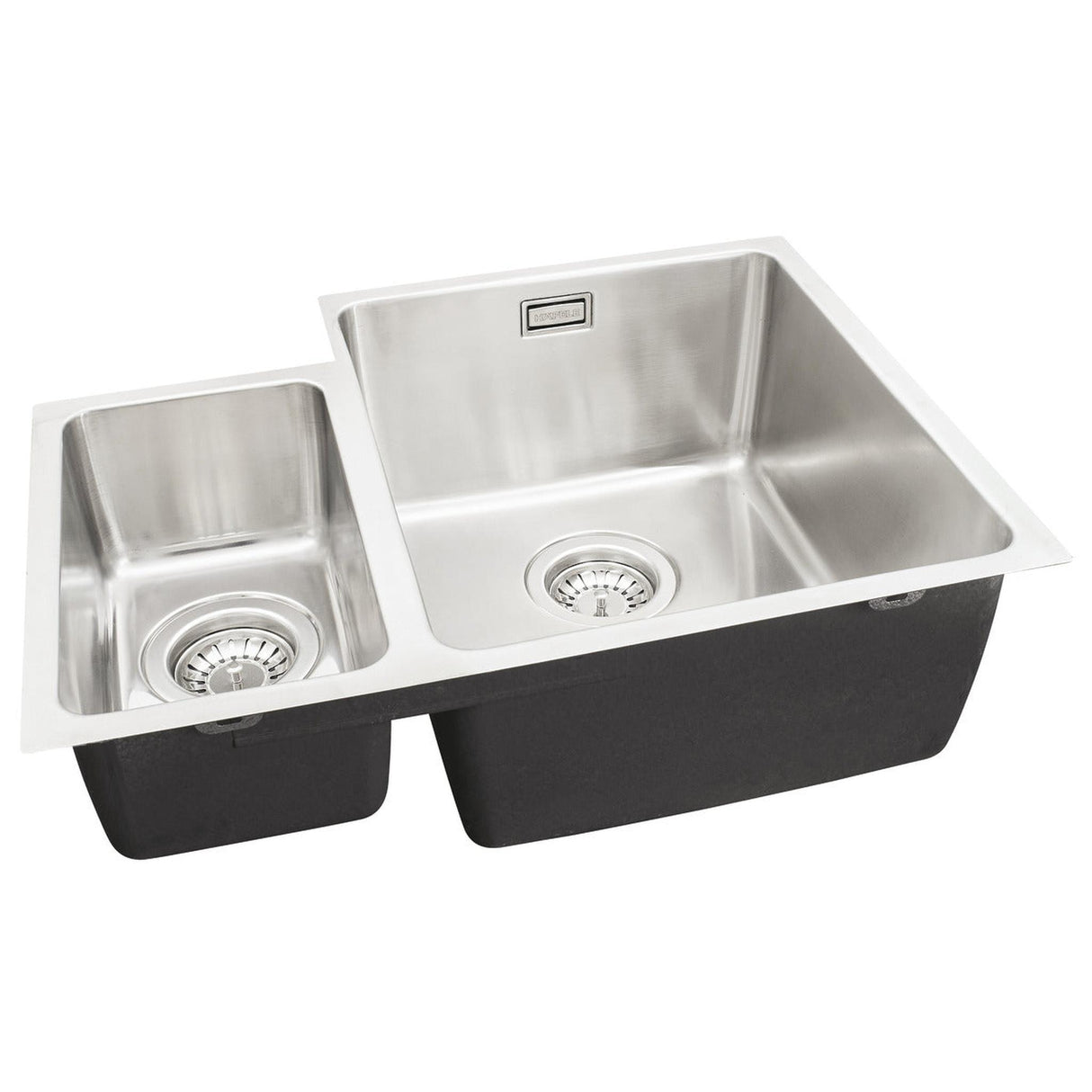 Häfele Murano Undermount One and Half Bowl Kitchen Sink For 600mm Cabinet in Stainless Steel 56782212 1