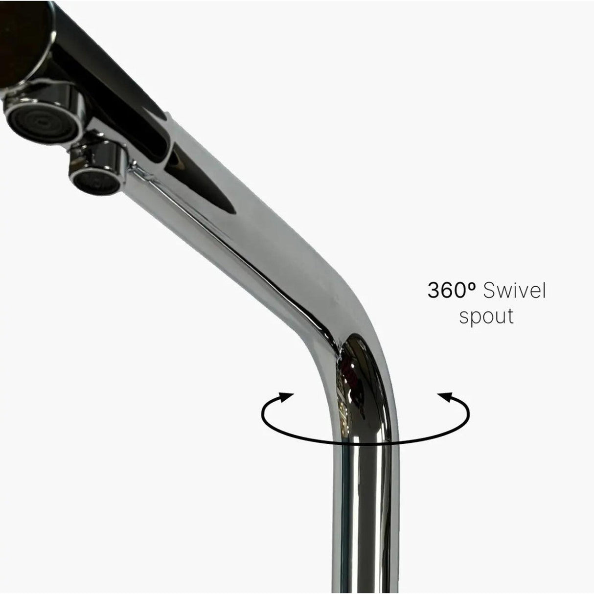 INTU Fusion 3 in 1 Filtered Cold Water Kitchen Tap in Chrome With Square Neck-The Tap Collection