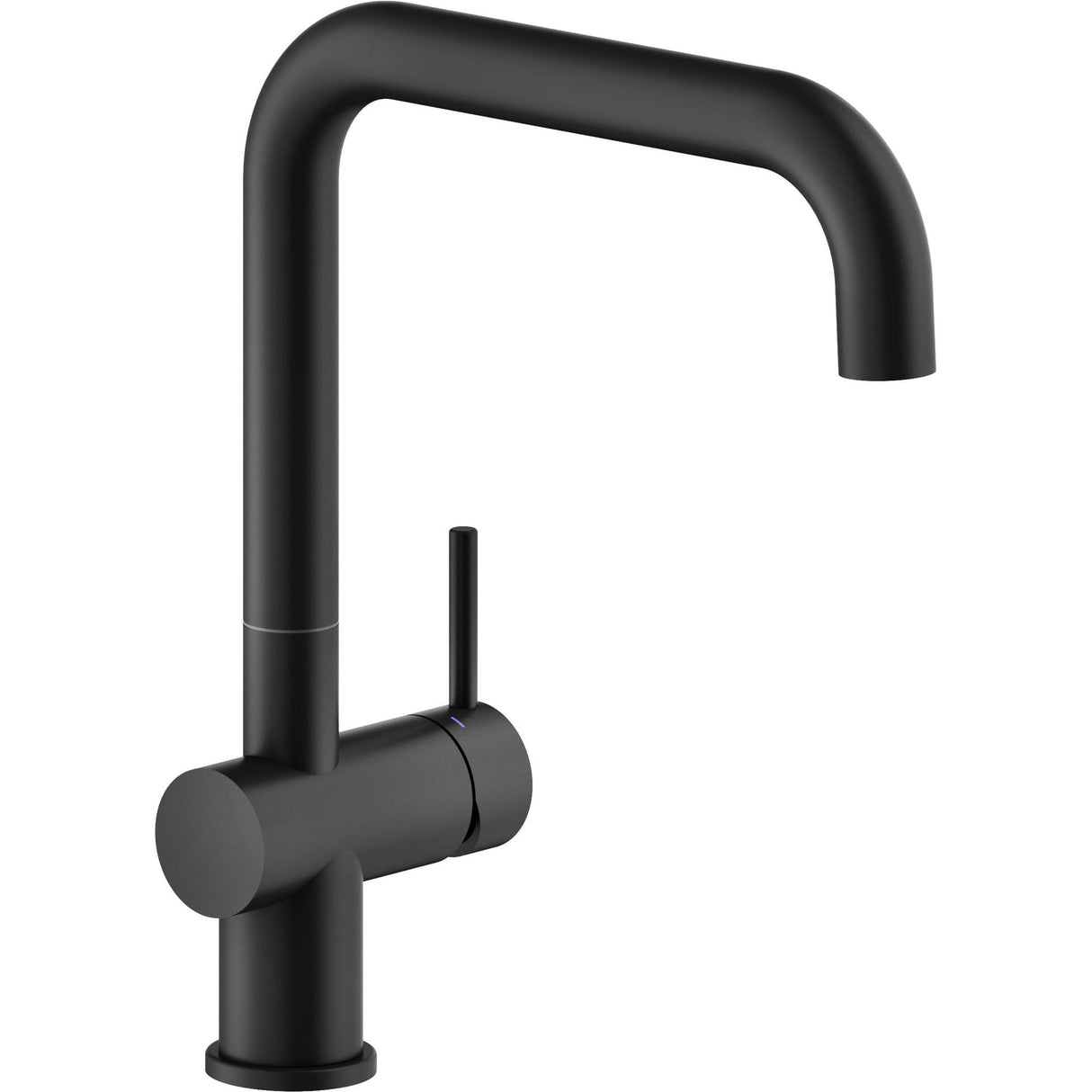 Nobili Live U Spout Kitchen Tap in Matt Black-The Tap Collection