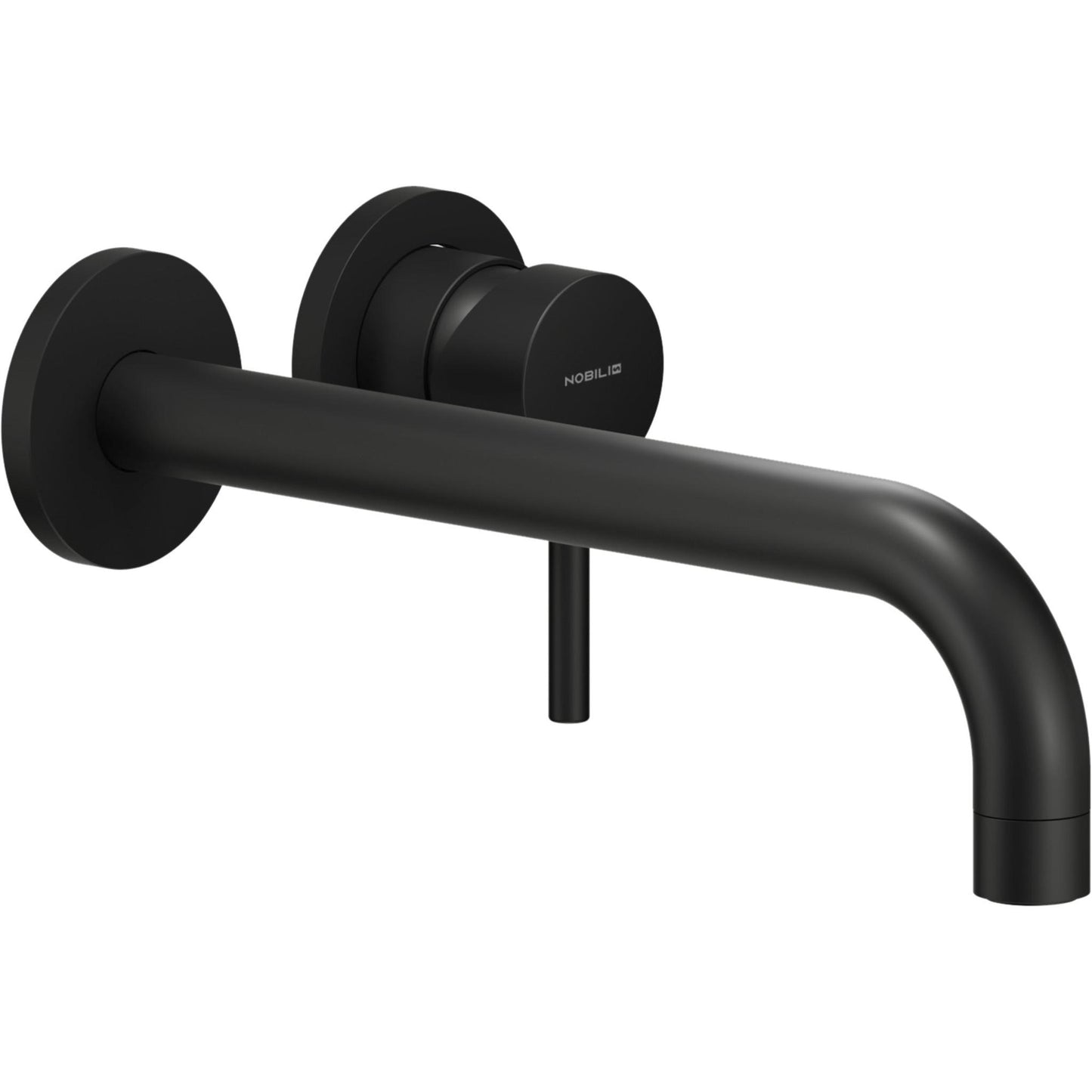 Nobili Live Wall Mounted Contemporary Kitchen Tap in Matt Black-The Tap Collection