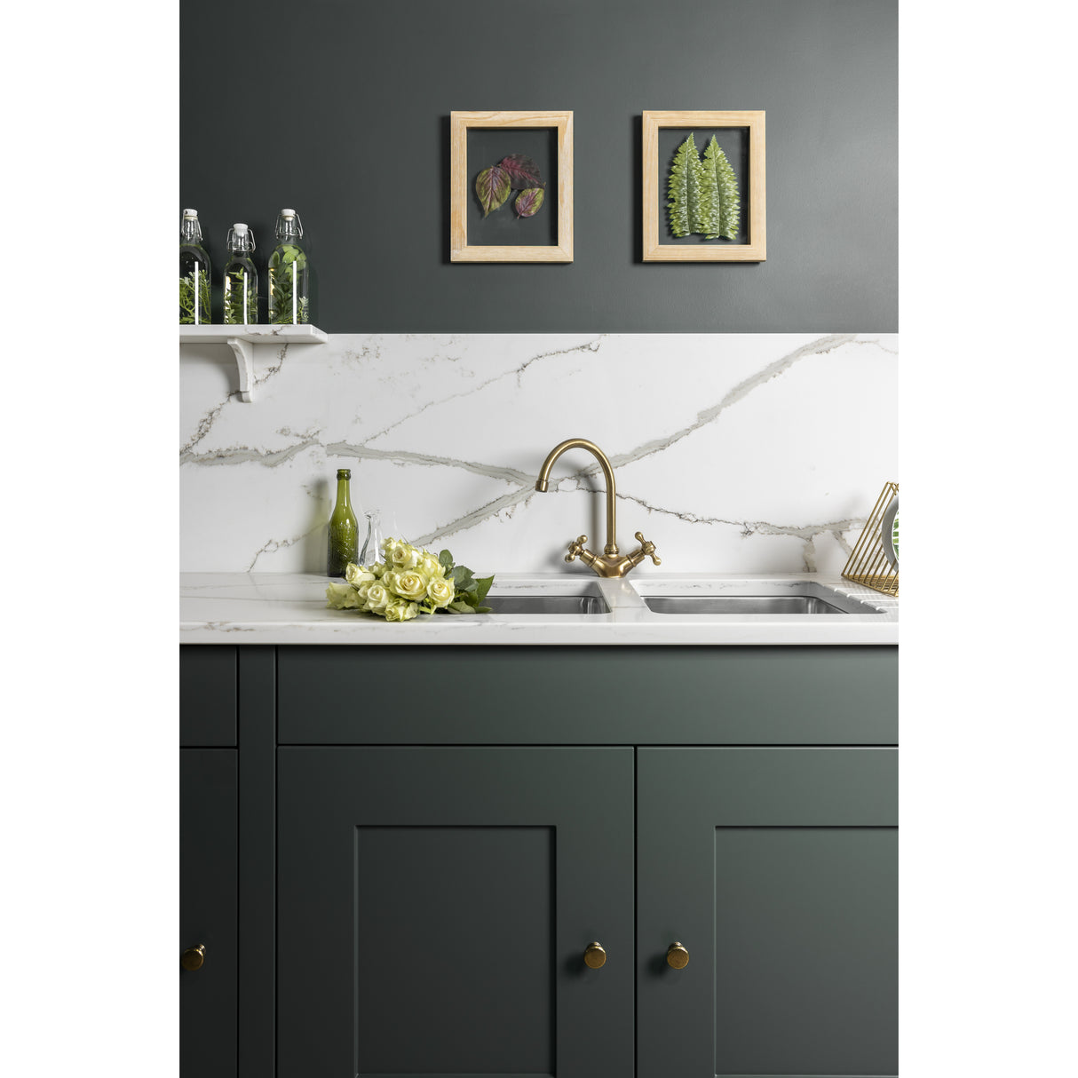 Nobili Grazia Traditional Style Kitchen Tap in Brushed Bronze-The Tap Collection