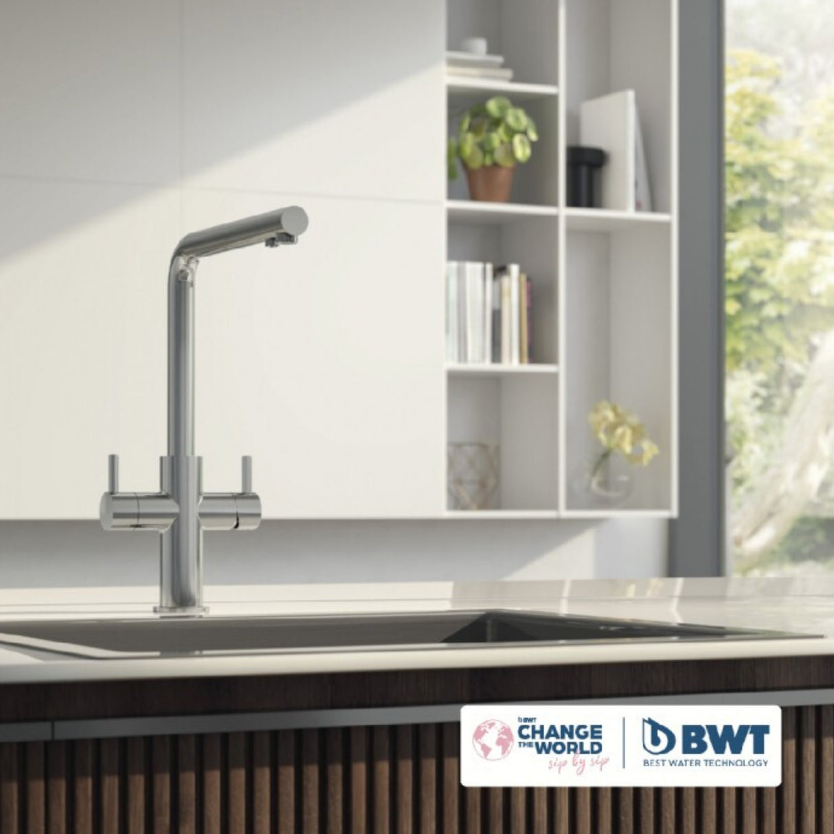 Nobili_L-Shape Kitchen Filter Tap Life Style