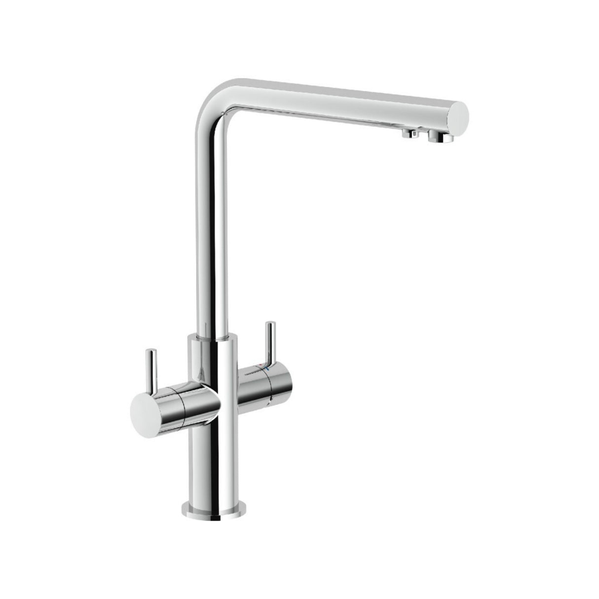 Nobili_L-Shape Kitchen Tap Chrome