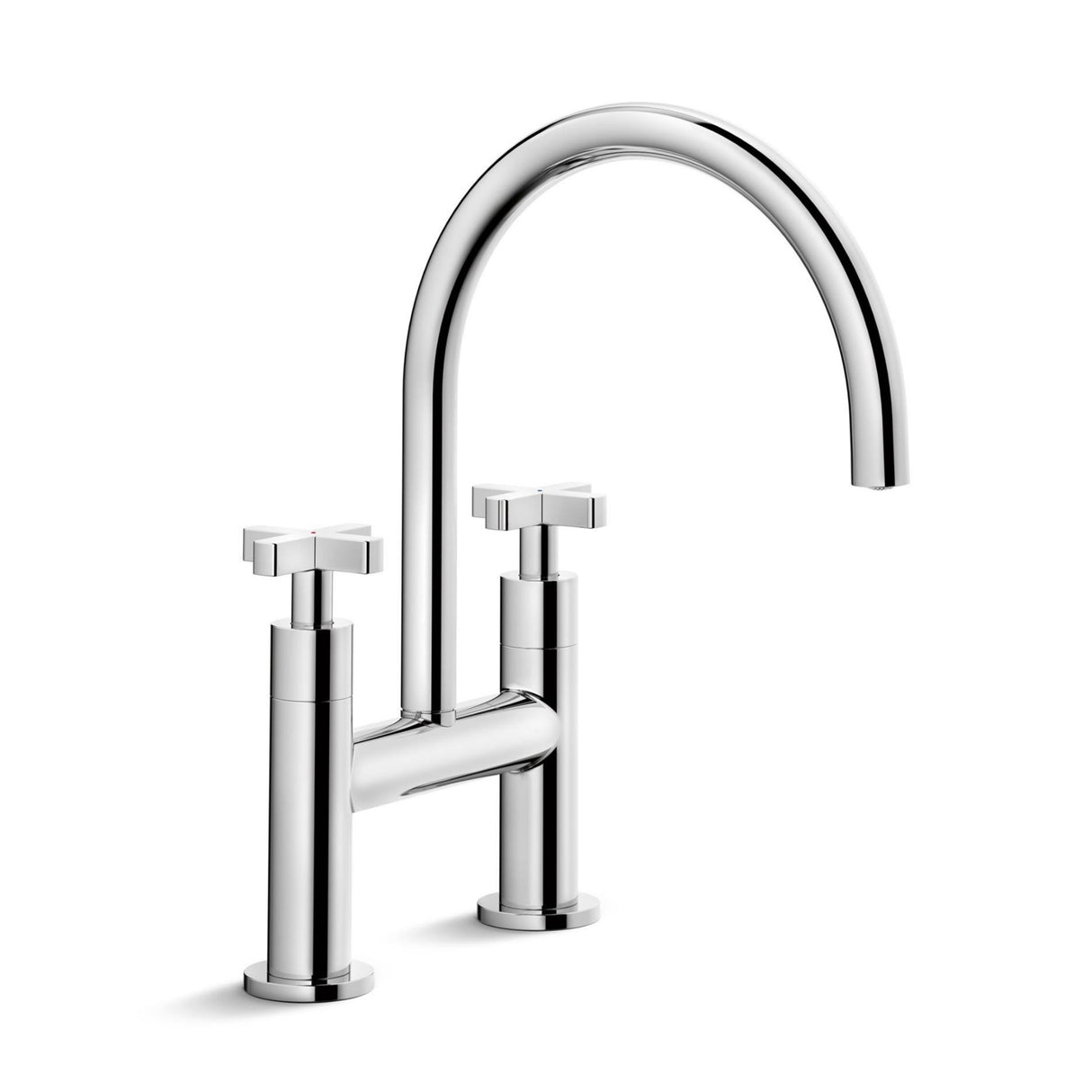 Nobili Lira Bridge Kitchen Tap in Chrome