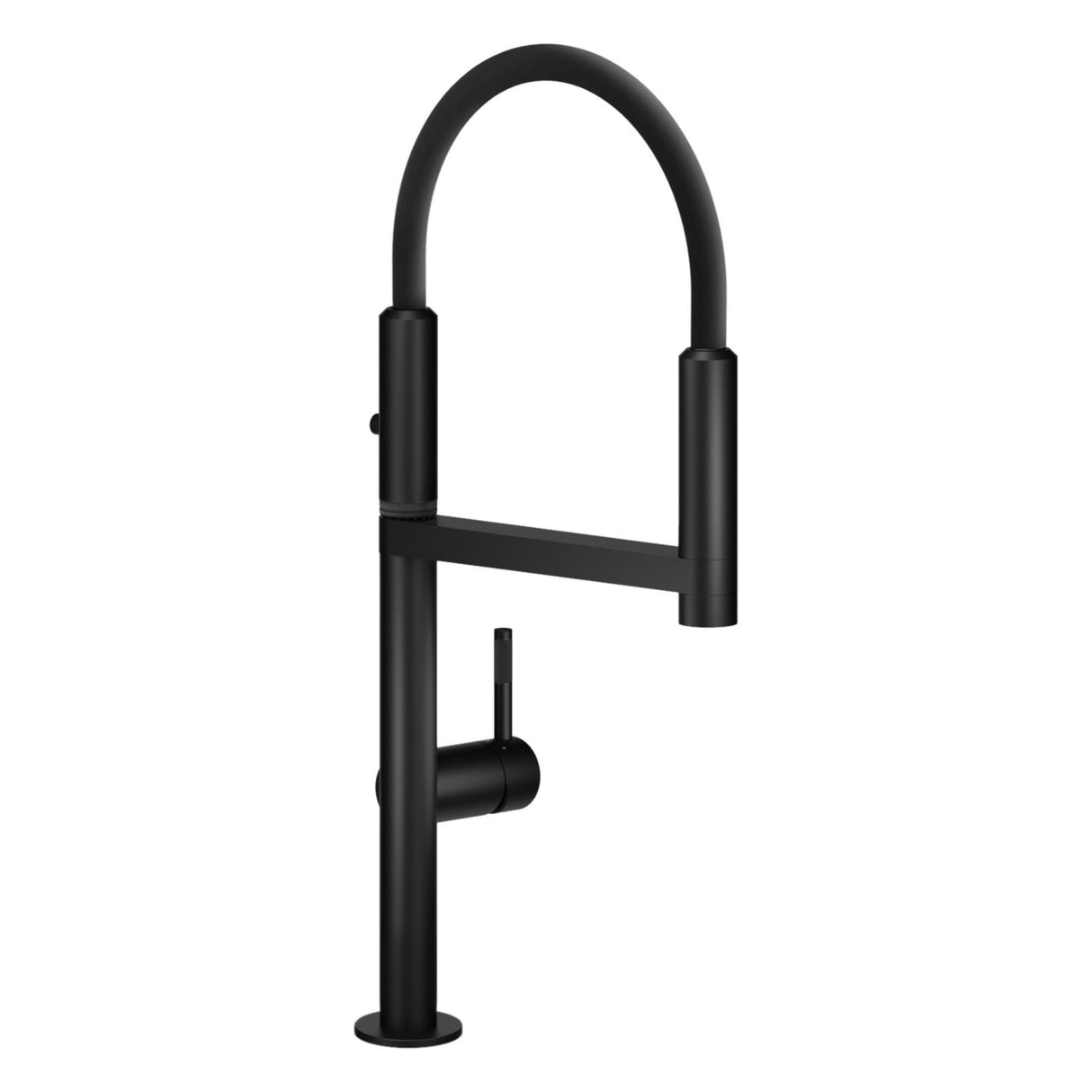 Nobili Move Semi-Pro Pull Out Kitchen Tap in Matt Black