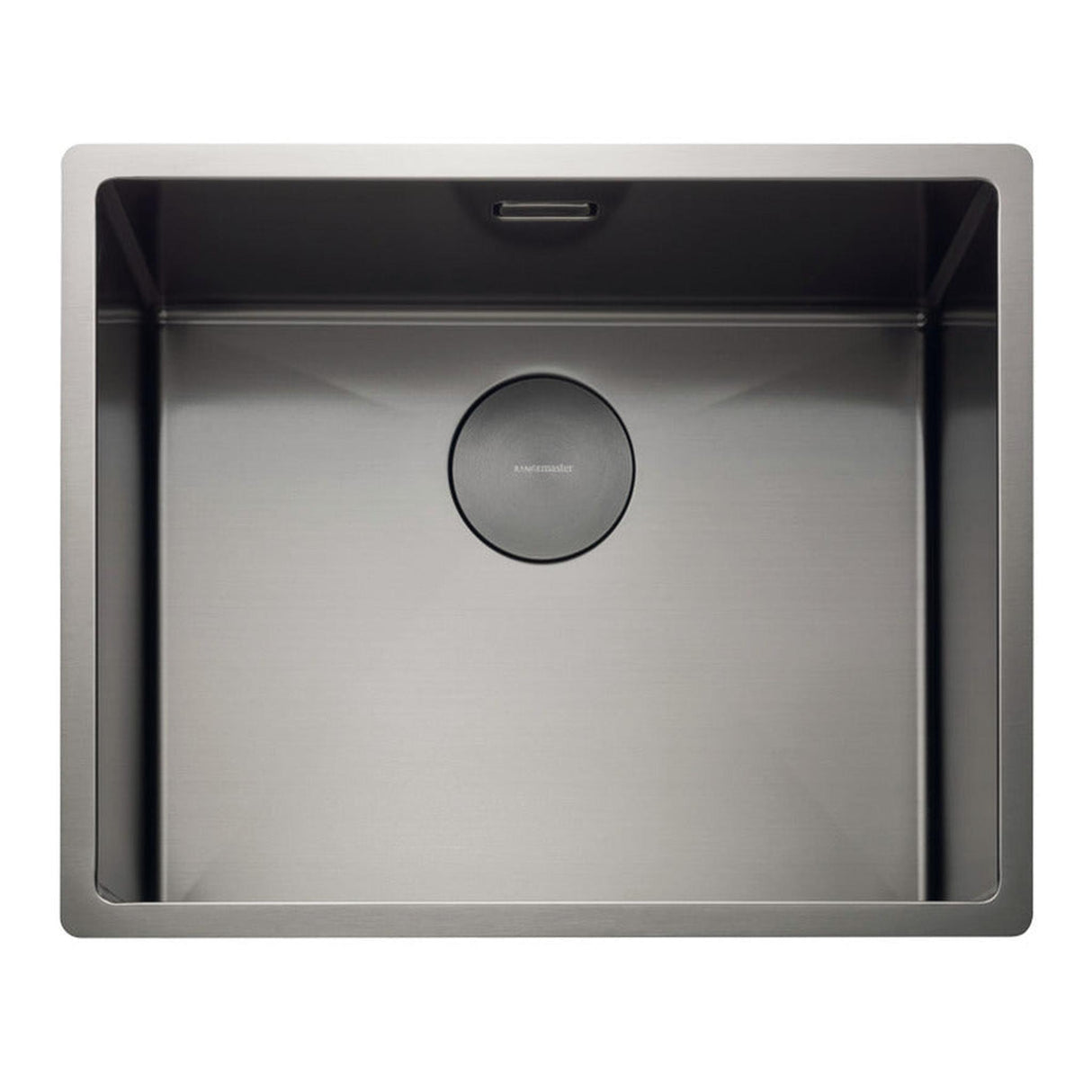 Rangemaster Spectra Undermount Inset Mount Single Bowl With Kitchen Sink For 600mm Cabinet in Stainless Steel Graphite PVD coated 56561525