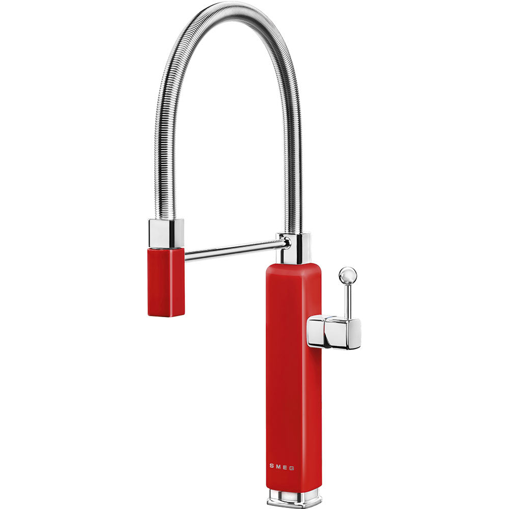 Smeg Retro Kitchen Tap Red MDF50RD