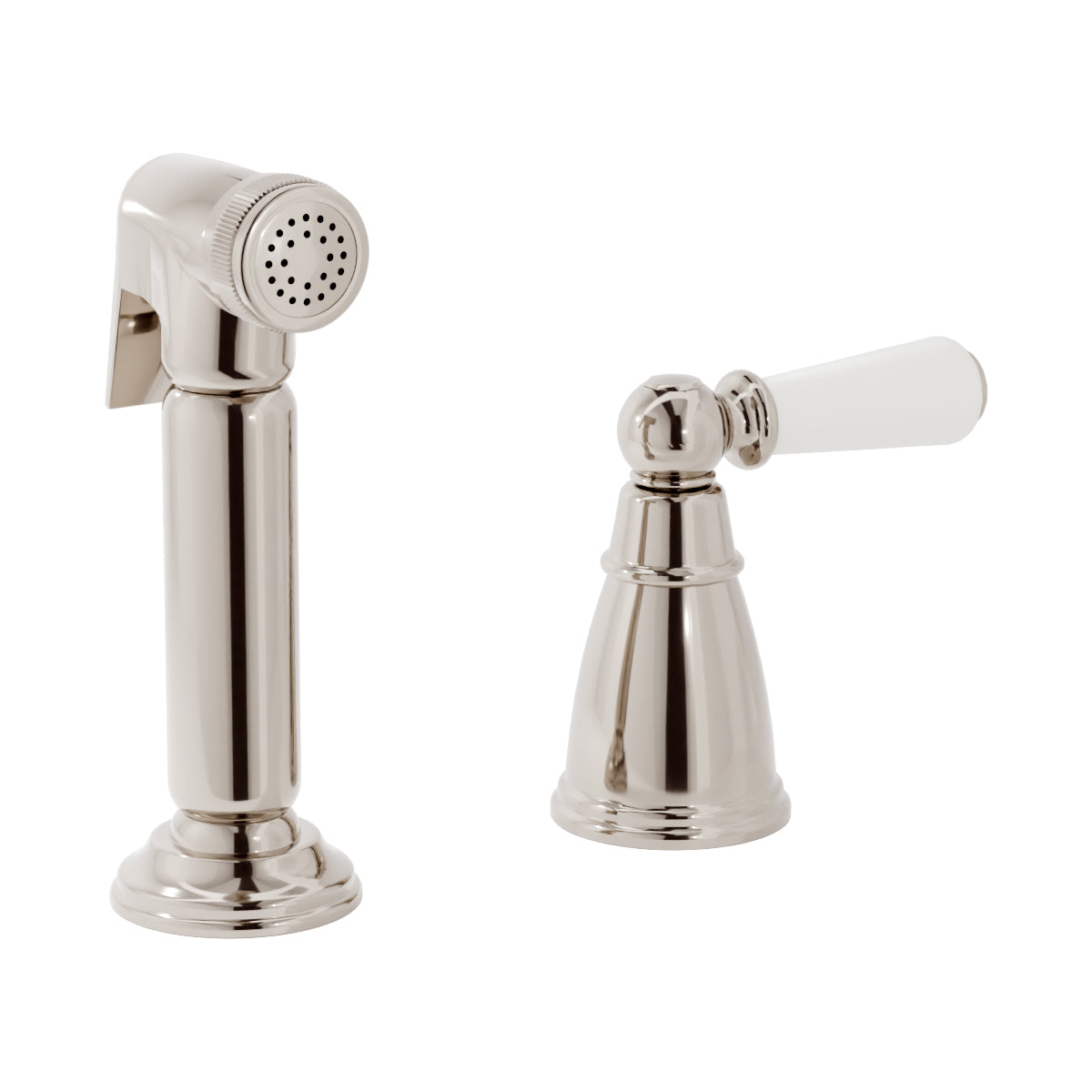 Bidbury & Co. Taynton Independent Pull Out Spray With Porcelain Lever Handle