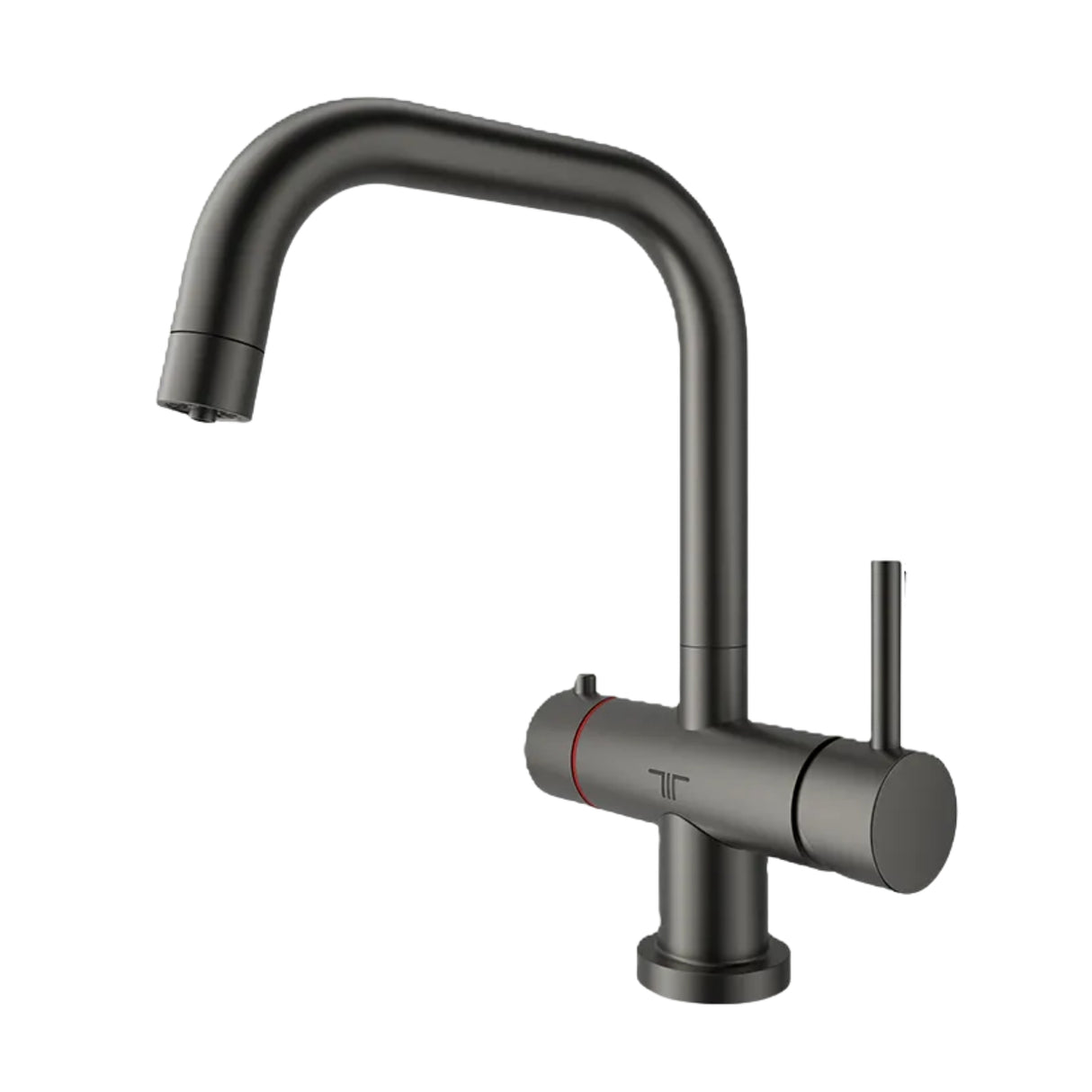 Triflow Concepts 3 in 1 Instant Boiling Water Kitchen Tap with Safety Lock Gun Metal