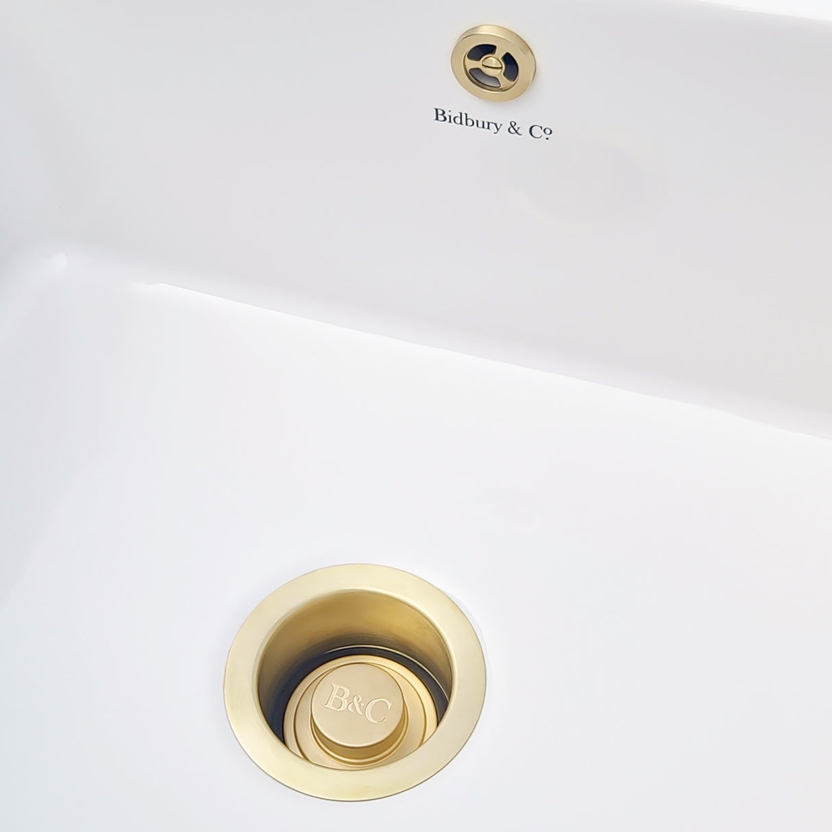 Bidbury & Co. Luxury Chrome Waste Adapter