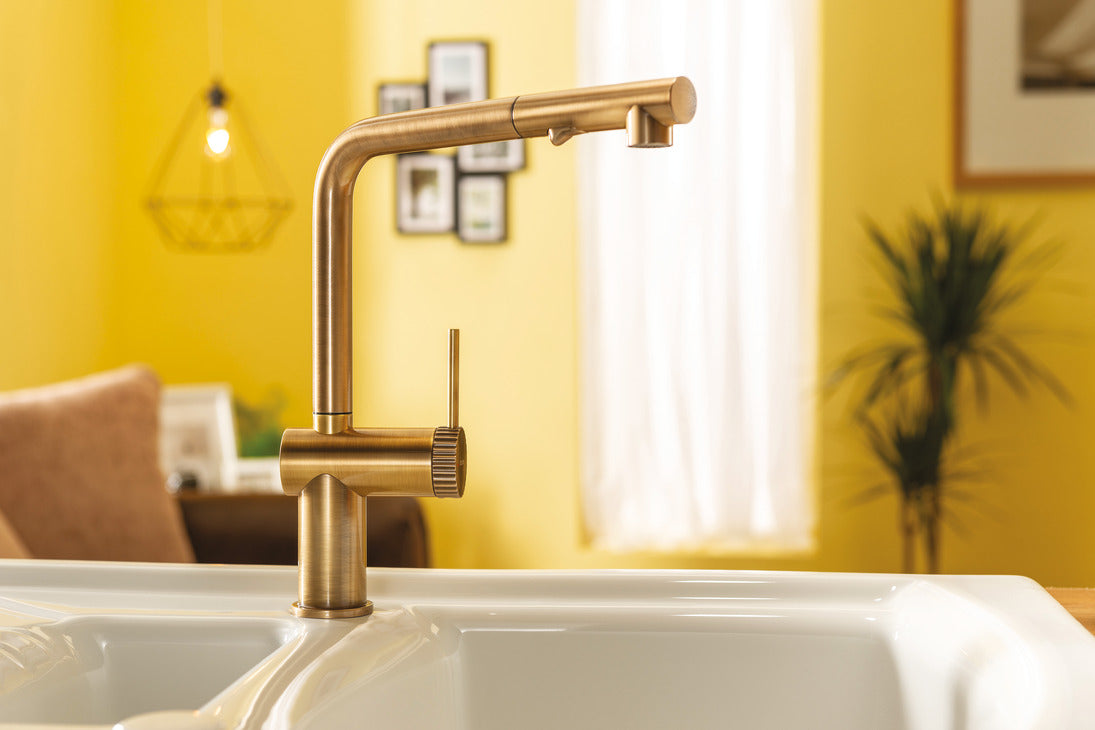 Abode Fraction Pull-Out Kitchen Mixer Tap