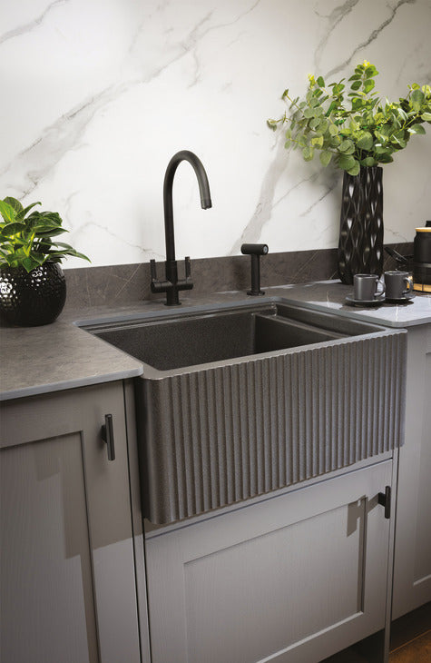 Abode Optima Belfast Composite Granite Kitchen Sink