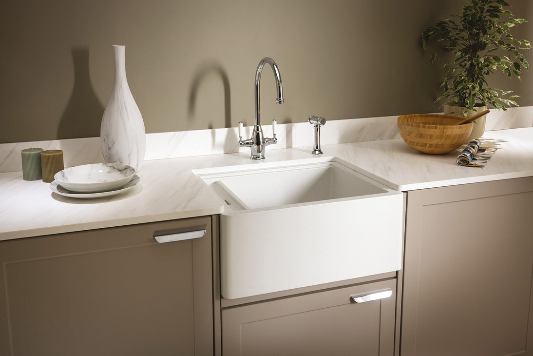 Abode Optima Belfast Composite Granite Kitchen Sink