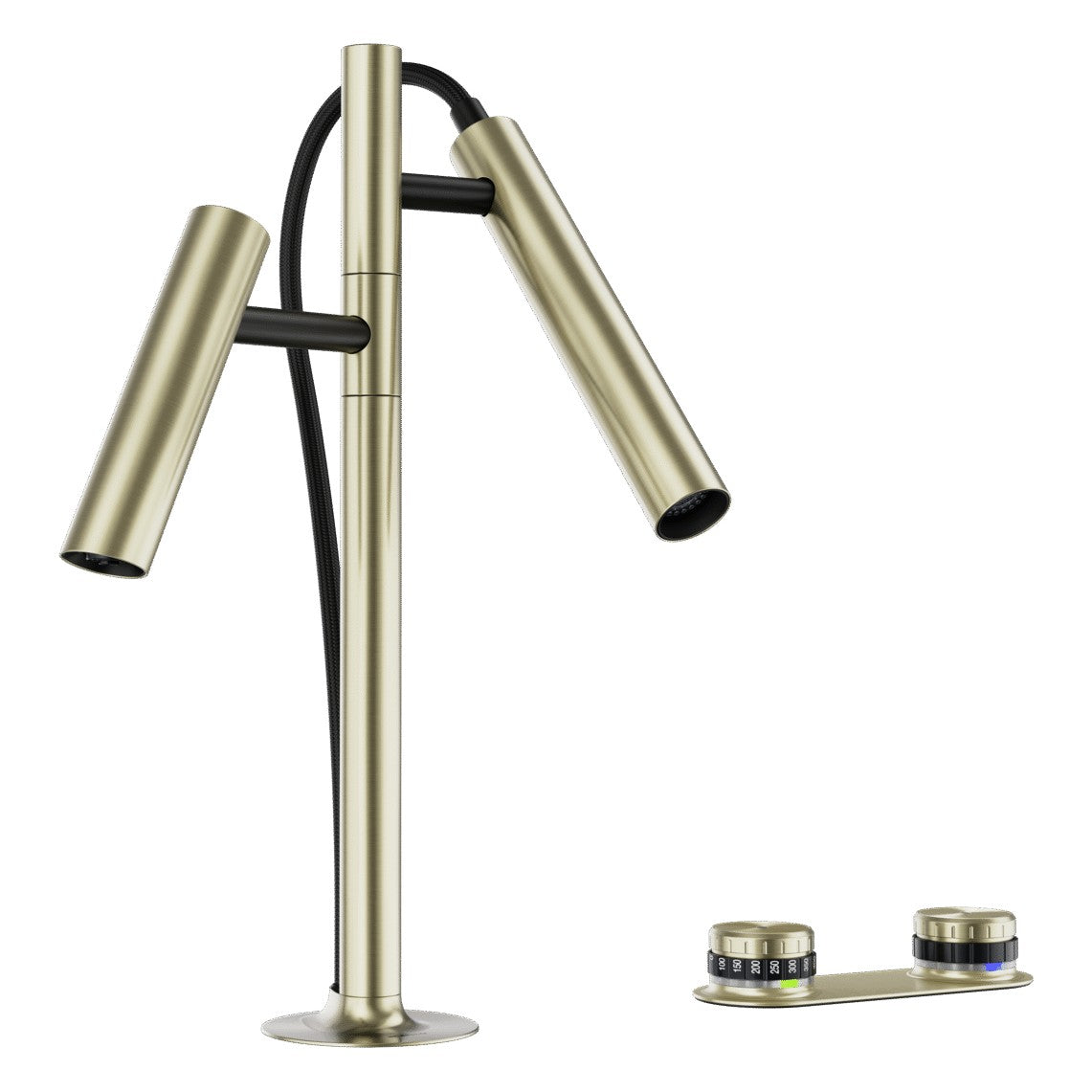 BLANCO Choice Luneoo-S Filter Kitchen Mixer Tap with Pull Out Spray in Satin Gold