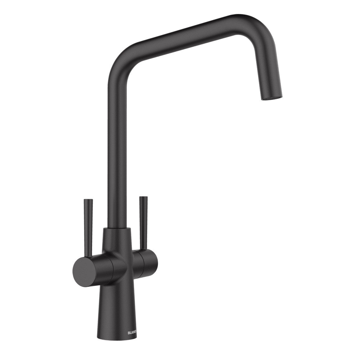 BLANCO Jax Dual Lever Kitchen Mixer Tap in Black Matt