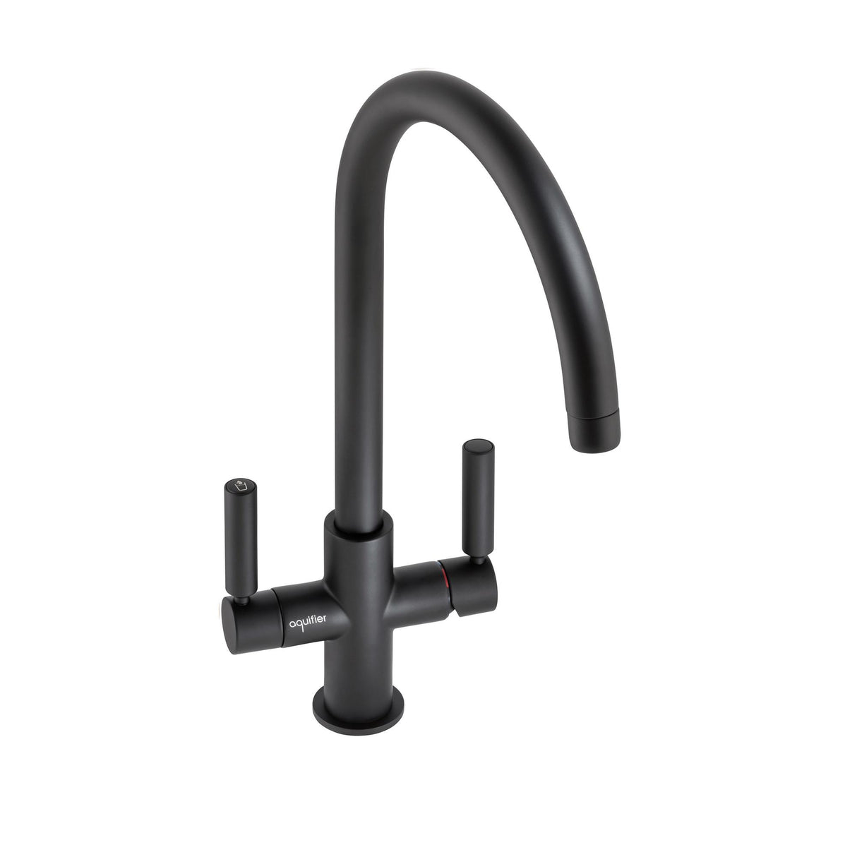 Abode Globe Aquifier 3-in-1 Filtered Water C-Spout Kitchen Mixer Tap