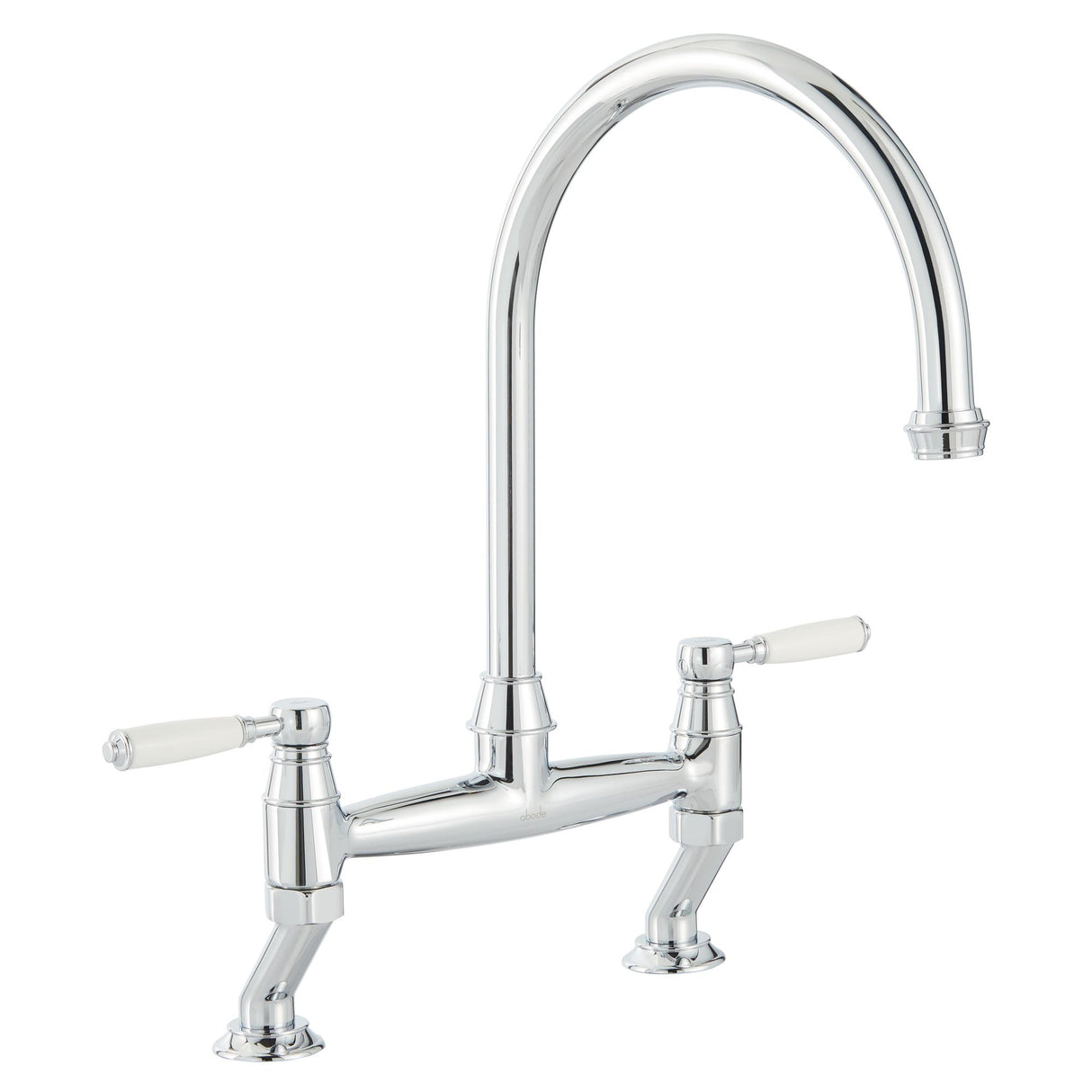 Abode Oxbury Traditional Bridge C-Spout Kitchen Mixer Tap