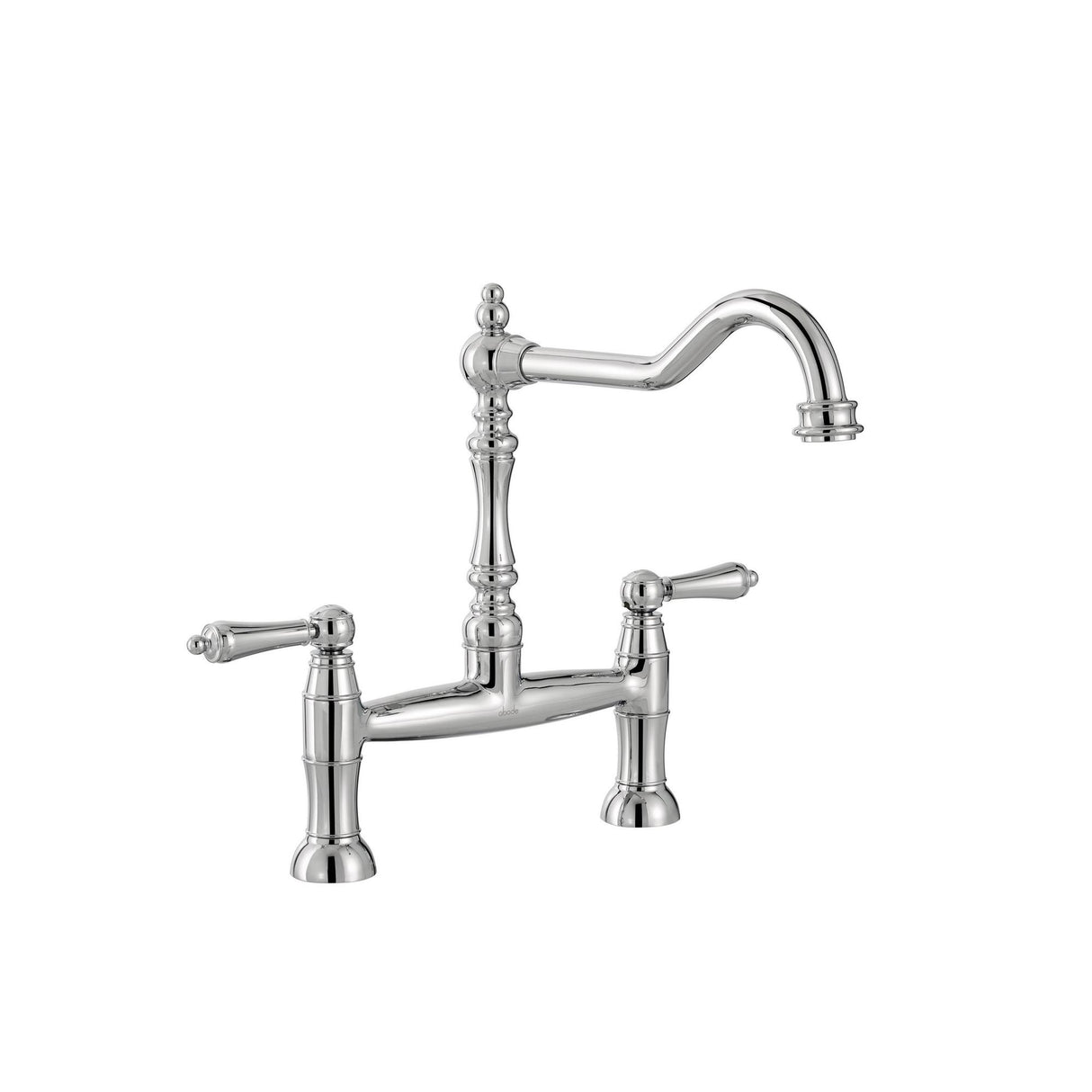 Abode Mayenne Dual Lever Traditional Bridge Kitchen Mixer Tap