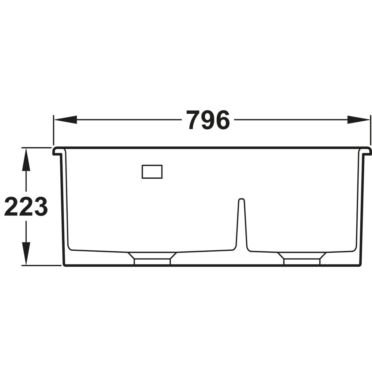 Rangemaster Rustique 1.5 Bowl White Ceramic Undermount Kitchen Sink x