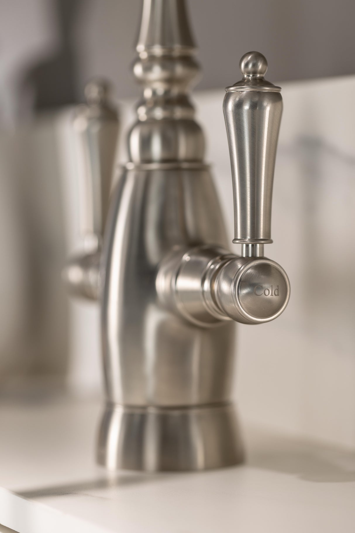 Abode Mayenne Monobloc Dual Lever Kitchen Mixer Tap