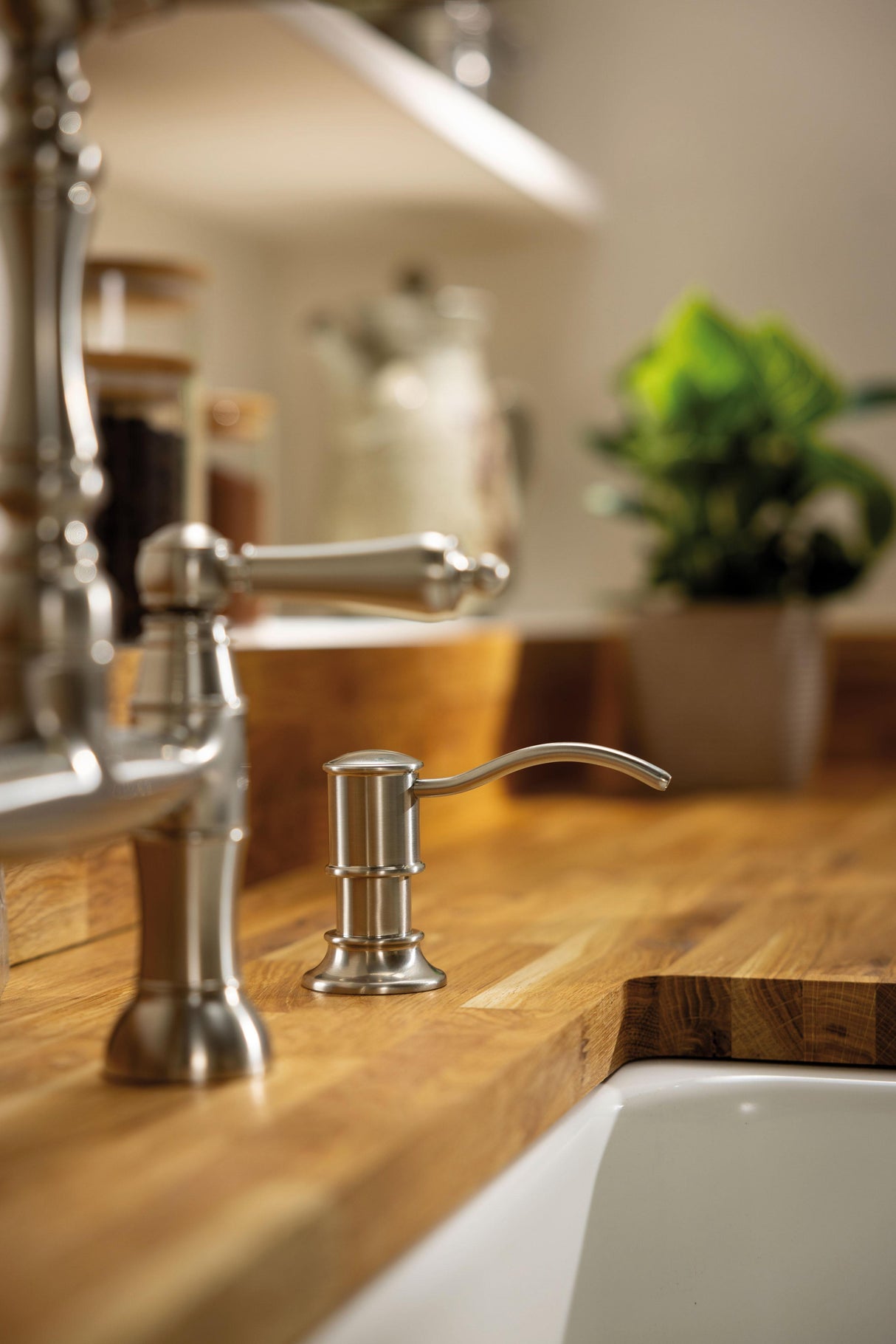 Abode Mayenne Dual Lever Traditional Bridge Kitchen Mixer Tap