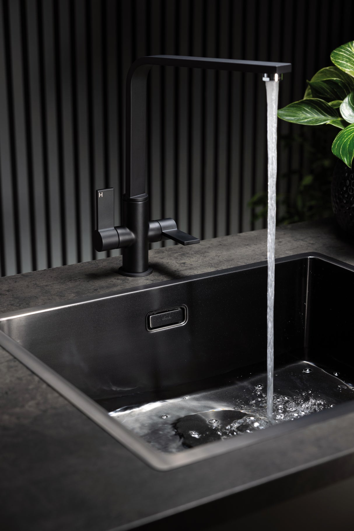 Abode Koto Single Bowl Inset/Undermount Kitchen Sink with PVD Finish