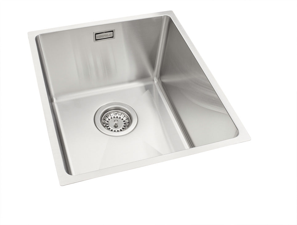 Häfele Lido Undermount Single Bowl Kitchen Sink For 400mm Cabinet in Stainless Steel
