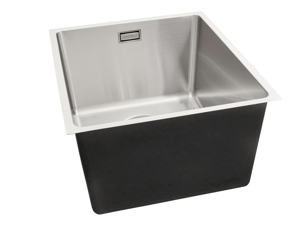 Häfele Lido Undermount Single Bowl Kitchen Sink For 400mm Cabinet in Stainless Steel