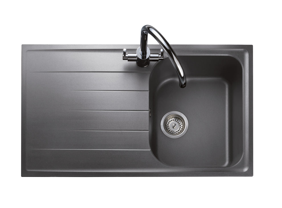 Rangemaster Amethyst Inset Mount Single Bowl Granite Kitchen Sink