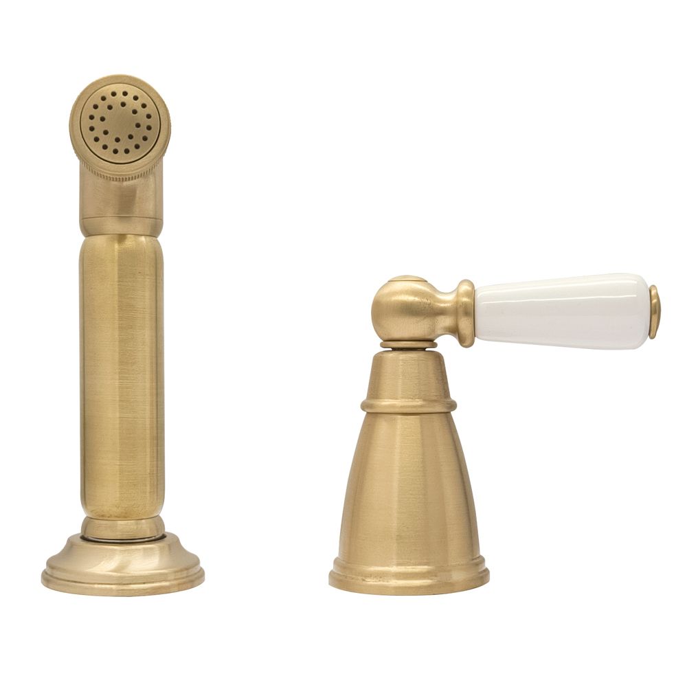 Bidbury & Co. Taynton Independent Pull Out Spray With Porcelain Lever Handle