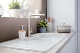 Rangemaster Conical Dual Lever Kitchen Mixer Tap