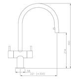 Abode Hesta Pull Out Mixer Tap