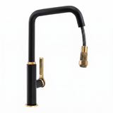 Abode Hex Single Lever Pull Out U-Spout Kitchen Mixer Tap