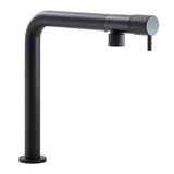 Abode Agilis L-Spout Tap With Single Lever Matt Black 57850350